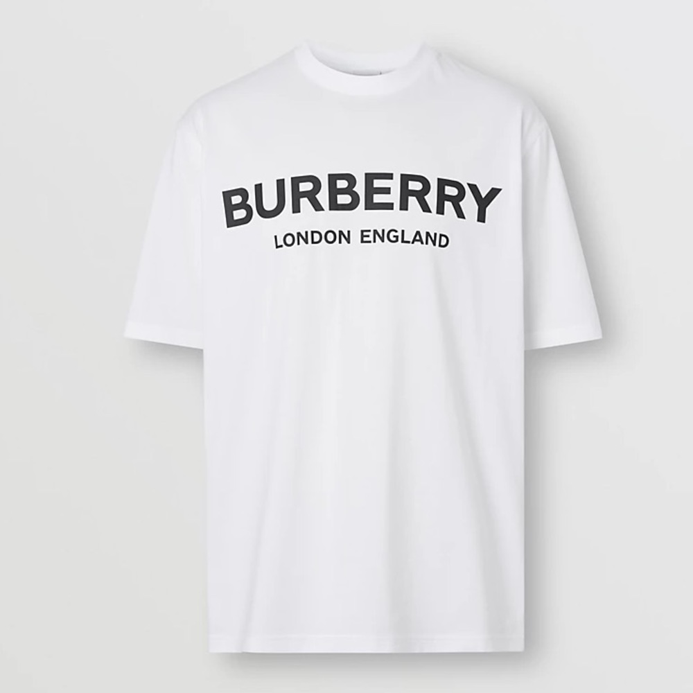 BURBERRY LONDON ENGLAND Logo Print Cotton T-shirtPrice $510.00
Colour: White